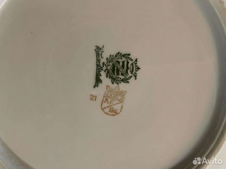 Антикварная тарелка Weimar Porzellan 1965-1972гг