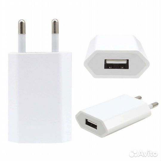 Сетевой USB-адаптер питания 5V 1.5A компактный