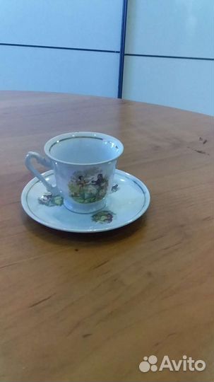 Чашка с блюдцем от сервиза Мадонна