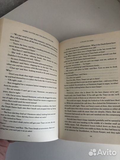 Harry potter книга на английском дары смерти