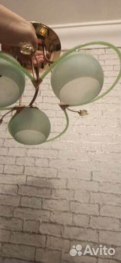 Люстра потолочная бу