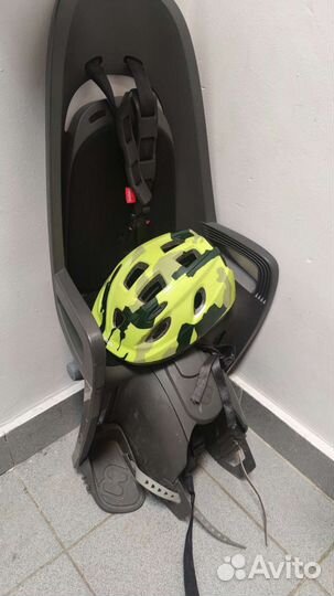 Детское велокресло hamaxs и велошлем