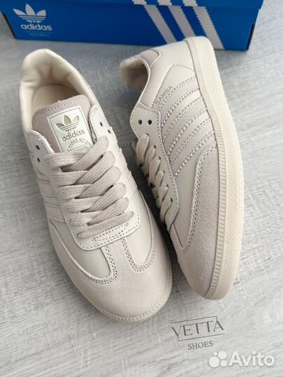 Adidas Samba Linen Cream