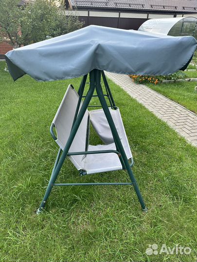 Садовые качели подвесные бу