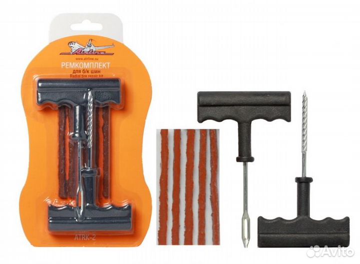 Ремкомплект для б/к шин т-ручки (шило:для жгута+сп