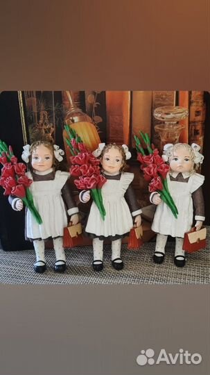 Ватные елочные игрушки