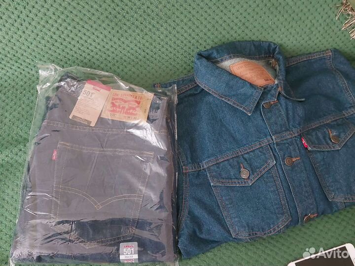 Джинсовый костюм levis 501