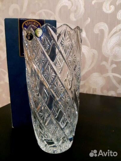 Ваза bogemia Хрусталь новая у коробке
