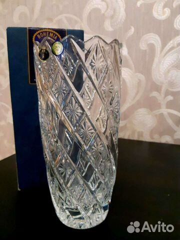 Ваза bogemia Хрусталь новая у коробке