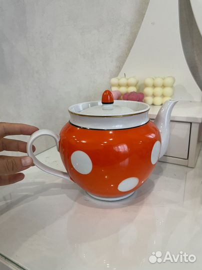 Чайник заварочный СССР винтаж фарфор