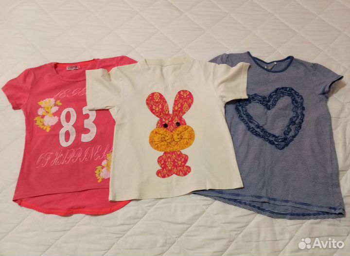 Вещи пакетом для девочки 116 122 размер