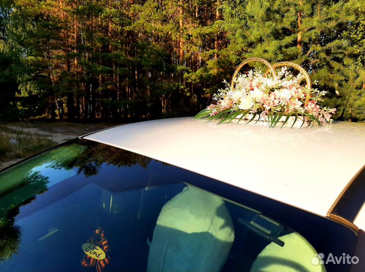 Свадебное украшение на машину (авто) 2