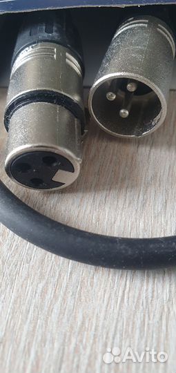 Микрофонный кабель XLR(M) XLR(F) 100 См Rockcable