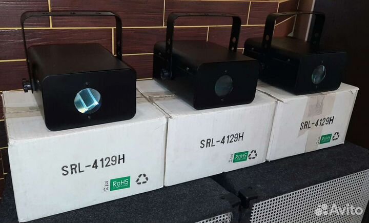 Светомузыка Neo Neon 3ш SRL-4129H LED RGB Mic Проф