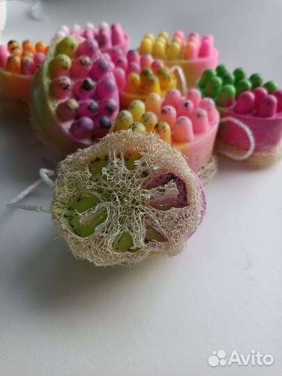 Массажное мыло с люфой