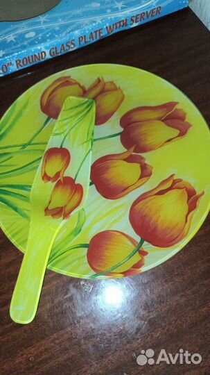 Тарелка новая для тортика