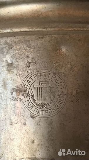 Самовар старинный на дровах