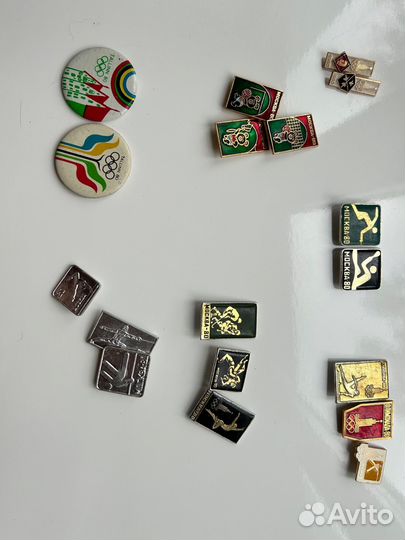 Значки СССР олимпиада 80