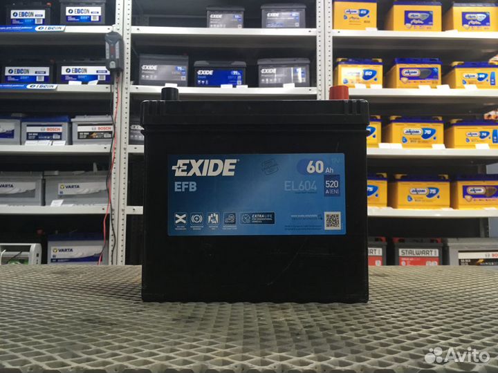 Аккумулятор на Mazda Cx-5 60Ач Exide EFB 520A D23L