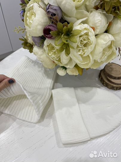 Комлект осень шапка + снуд