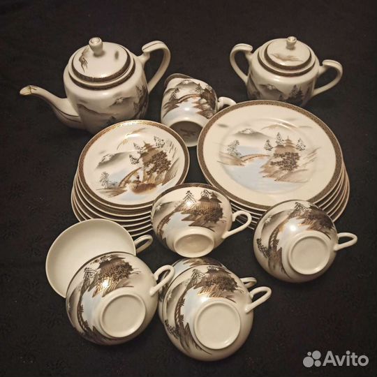 Сервиз, чайник, чашки/все в описании