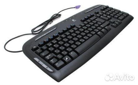Клавиатура Logitech 967560 PS/2 черный Media Keybo