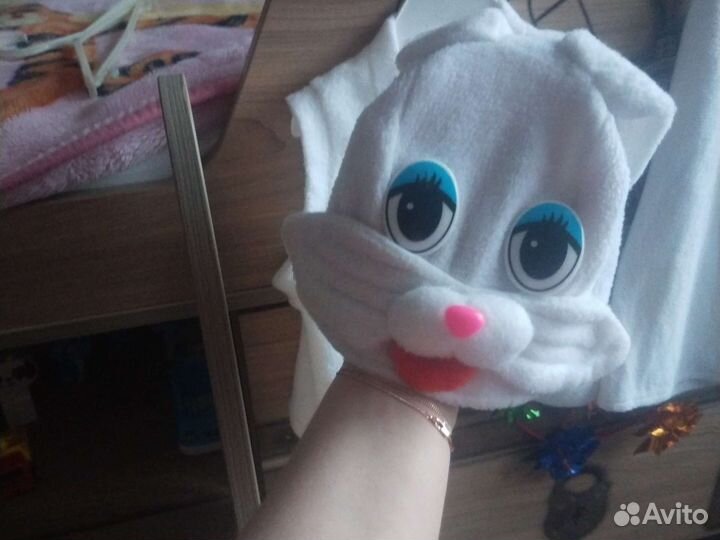 Новогодний костюм волка и зайчика