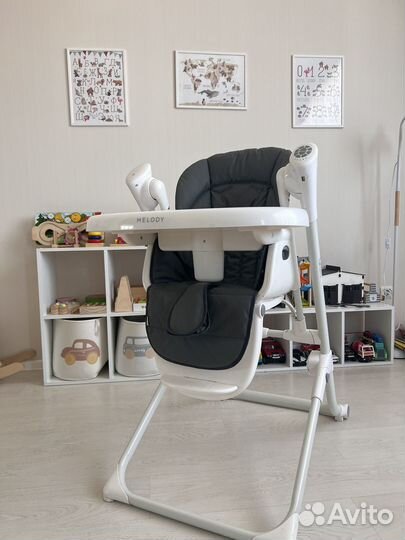 Стульчик для кормления rant melody mineral silver