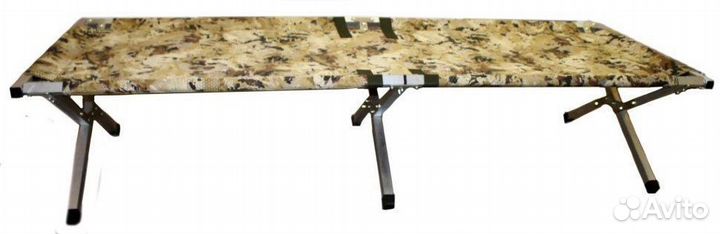 Раскладушка алюминиевая 190х65см 