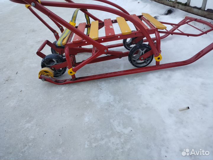 Санки на колесах