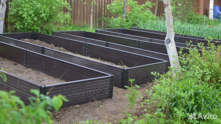 Грядки из террасной доски