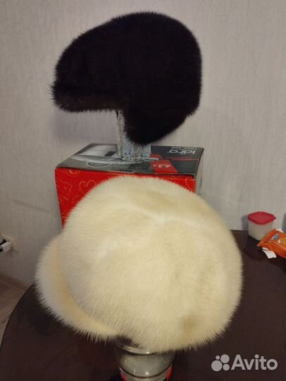 Шапка норковая женская