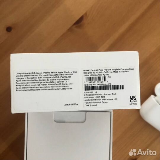 Air pods pro 1 оригинал / не работает правый наушн