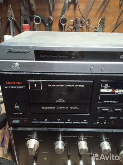 Кассетная дека морион 101