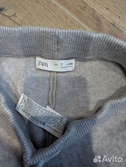 Штаны детские трикотаж zara 7 лет 122 см