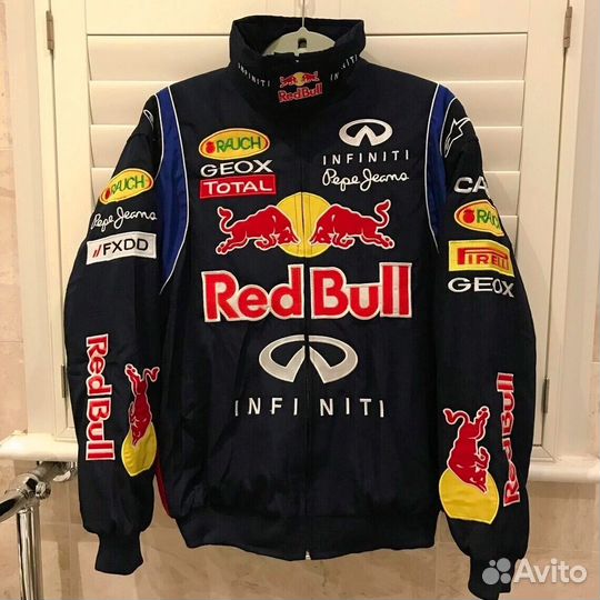 Винтажная гоночная куртка red bulll