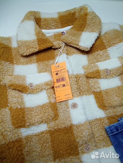 Куртка -рубашка и джинсы на 134см