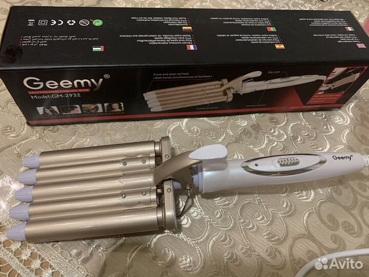 Тройная волновая плойка-щипцы