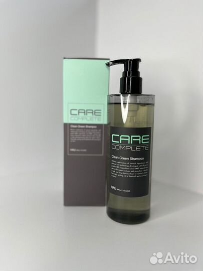 Шампунь Care Complete Clean Green Корея