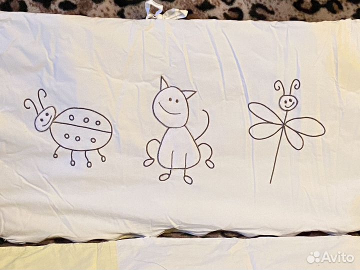 Бортики в кроватку