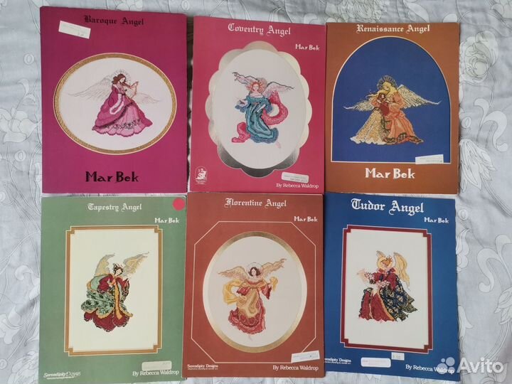 Буклеты для вышивки крестом Ангелы Marbek