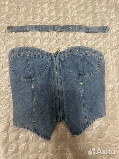 Джинсовый топ