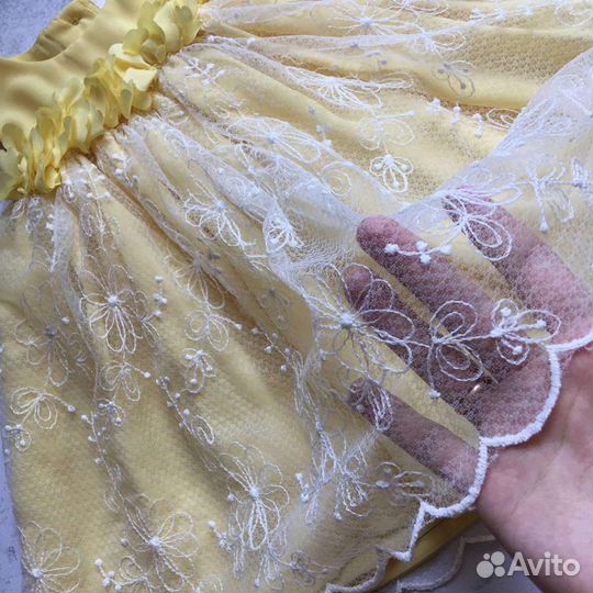 Нарядное платье для девочки 68