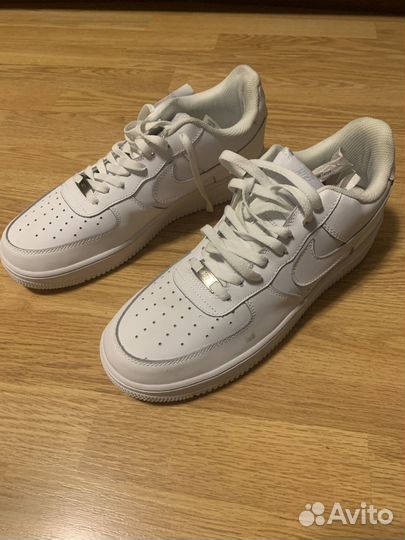 Кроссовки nike air force 1 белые