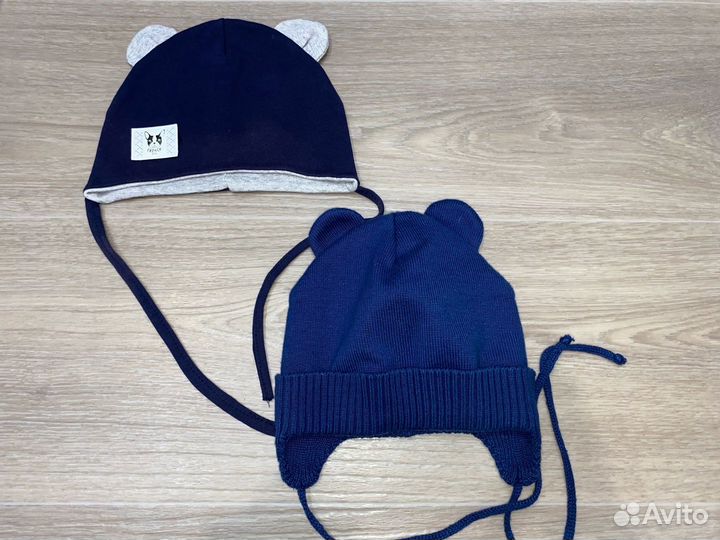 Шапка для мальчика 6-9 м