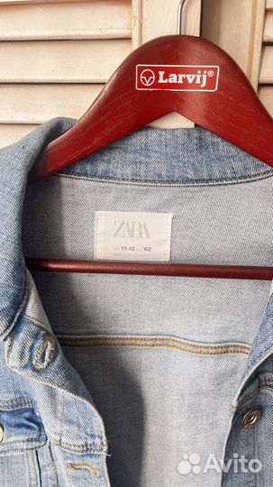 Джинсовая куртка zara для девочки