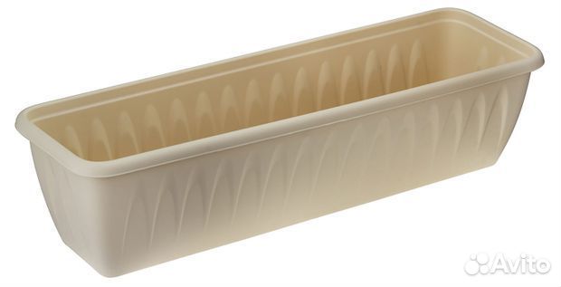 Балконный ящик бежевый, 60 см