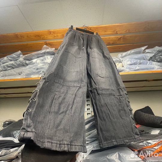 Штаны vetements широкие Jinels type