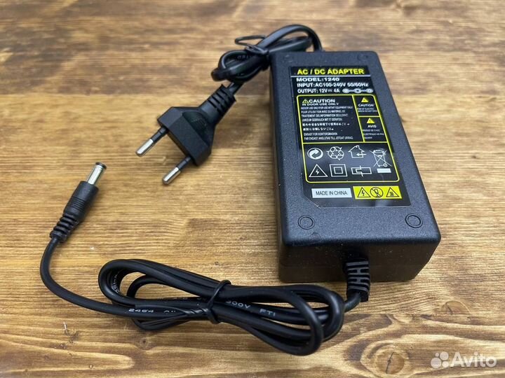 Блок питания 12V 4А