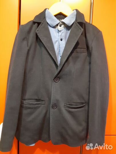 Пиджак для школы+лонгсливы